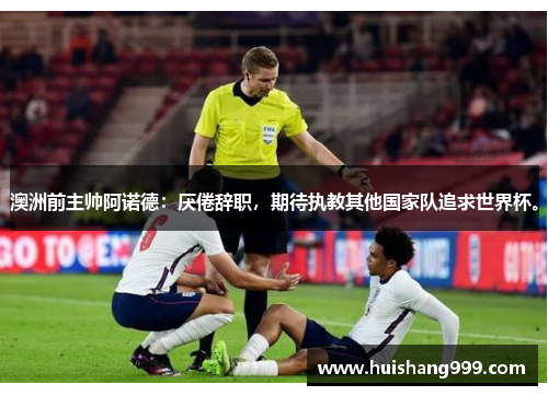 澳洲前主帅阿诺德:厌倦辞职,期待执教其他国家队追求世界杯。 澳洲前主帅阿诺德:厌倦辞职,期待执教其他国家队追求世界杯。